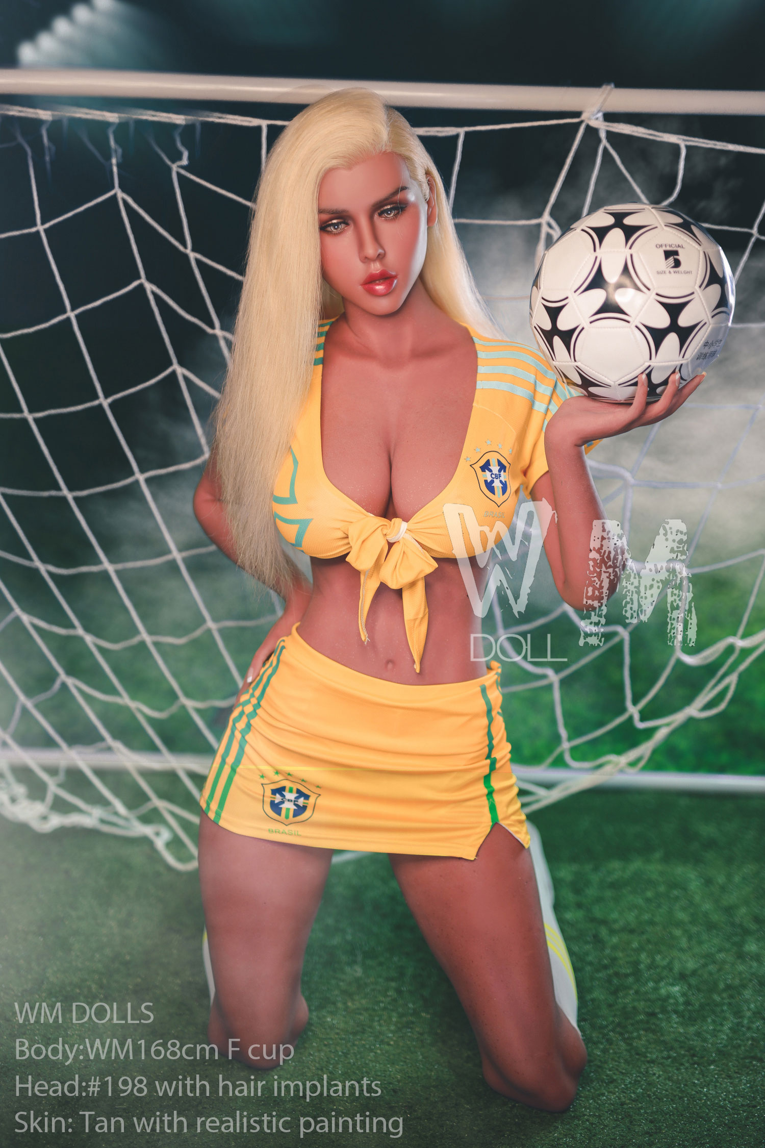 WM Dolls 168CM F-Cup Delphine Sexy Soccer Player - APD Premium Sex